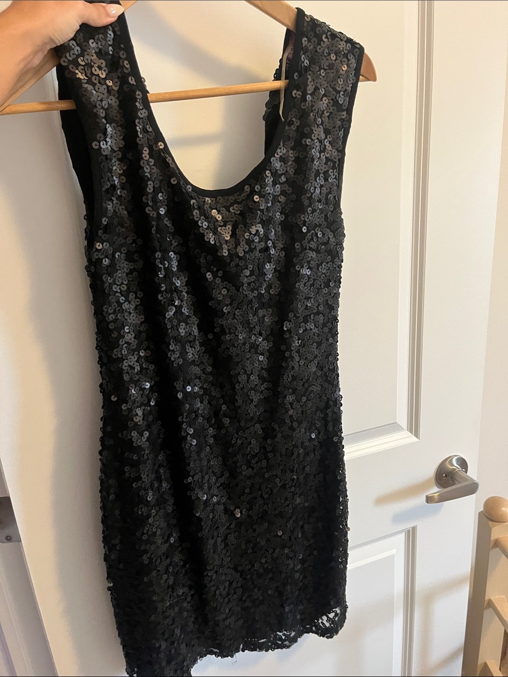Smart Set Black Sequin Mini Dress